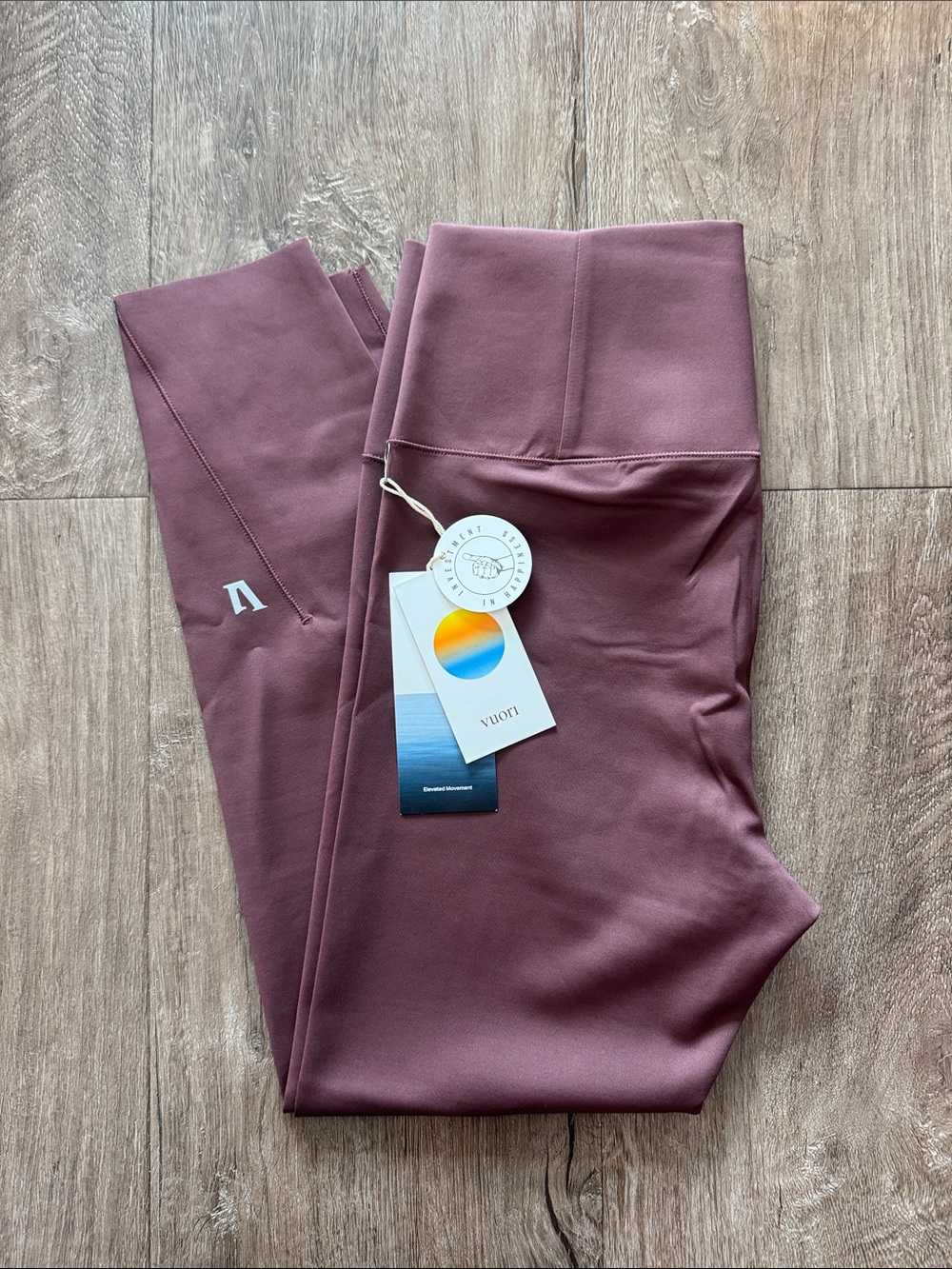 VUORI Evolve Legging Fig Women’s Size XL NWT High Rise Performance Leggings